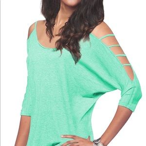 Cutout Sleeve Spring/Summer Top